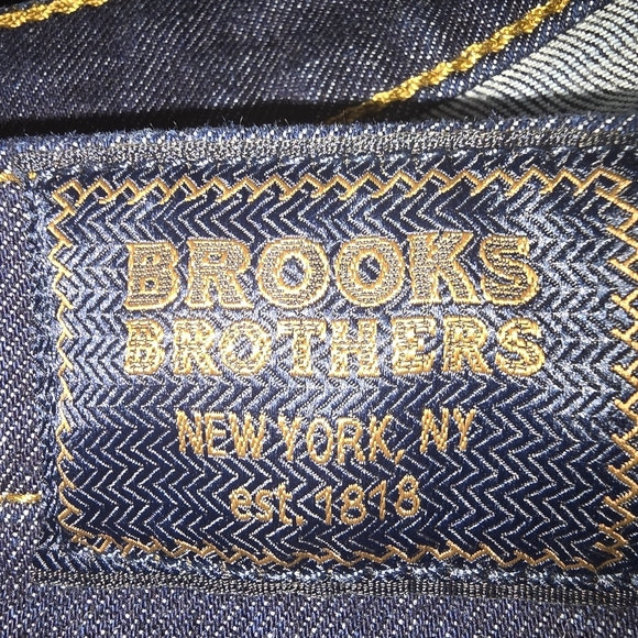 Brooks Brothers Blue Straight-Leg Jeans Classic Style - Picture 7 of 7